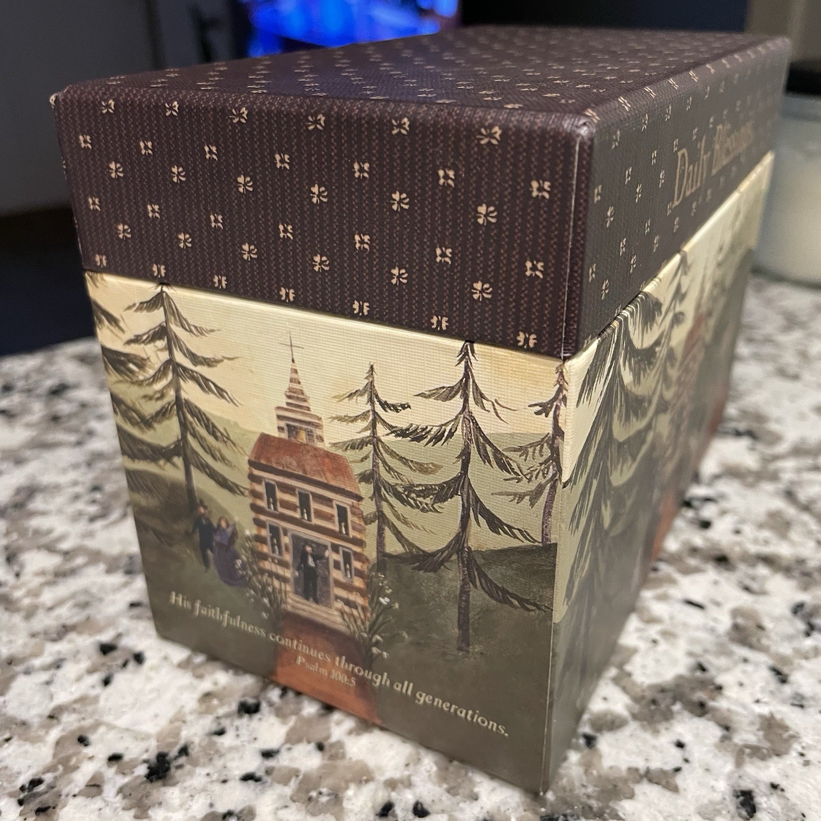 Legacy Of Faith Daily Blessings Box of 365 Daily Scripture Blessing Cards