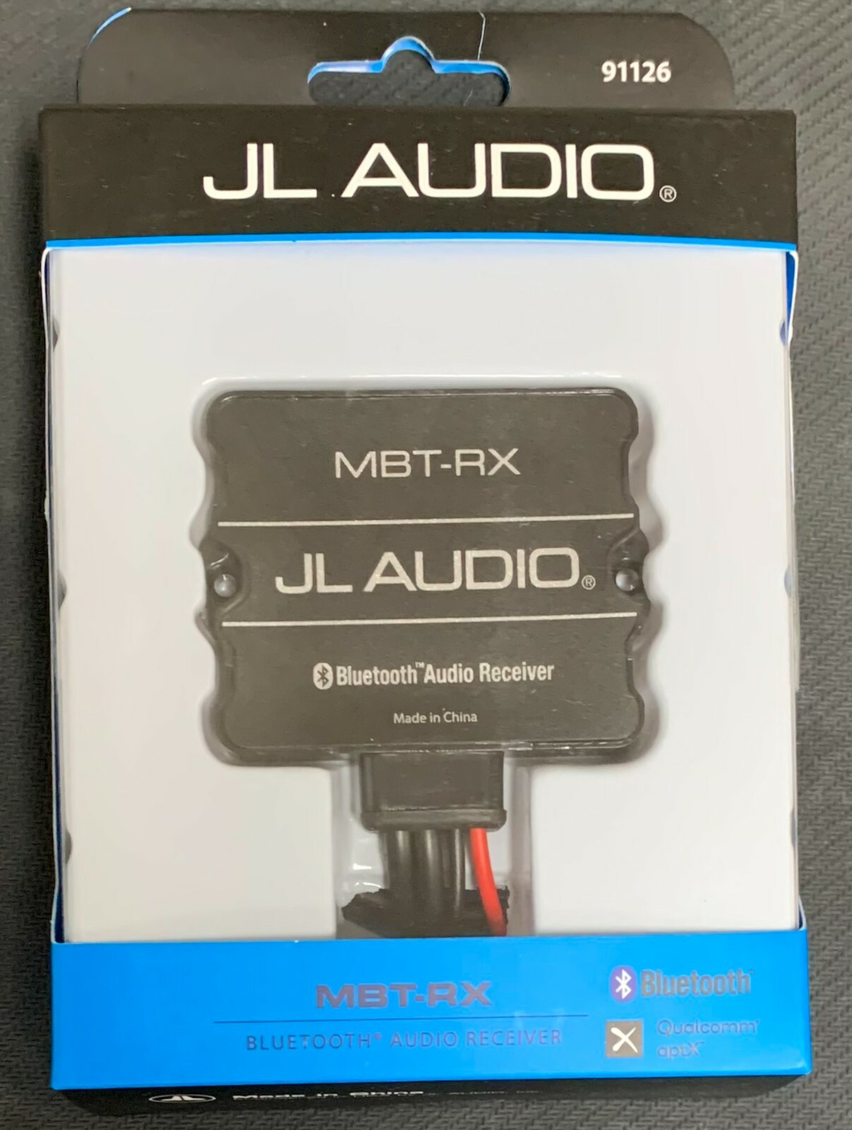 JL Audio MBT-RX Universal Bluetooth Adapter Car & Marine Bluetooth 4.0 Receiver