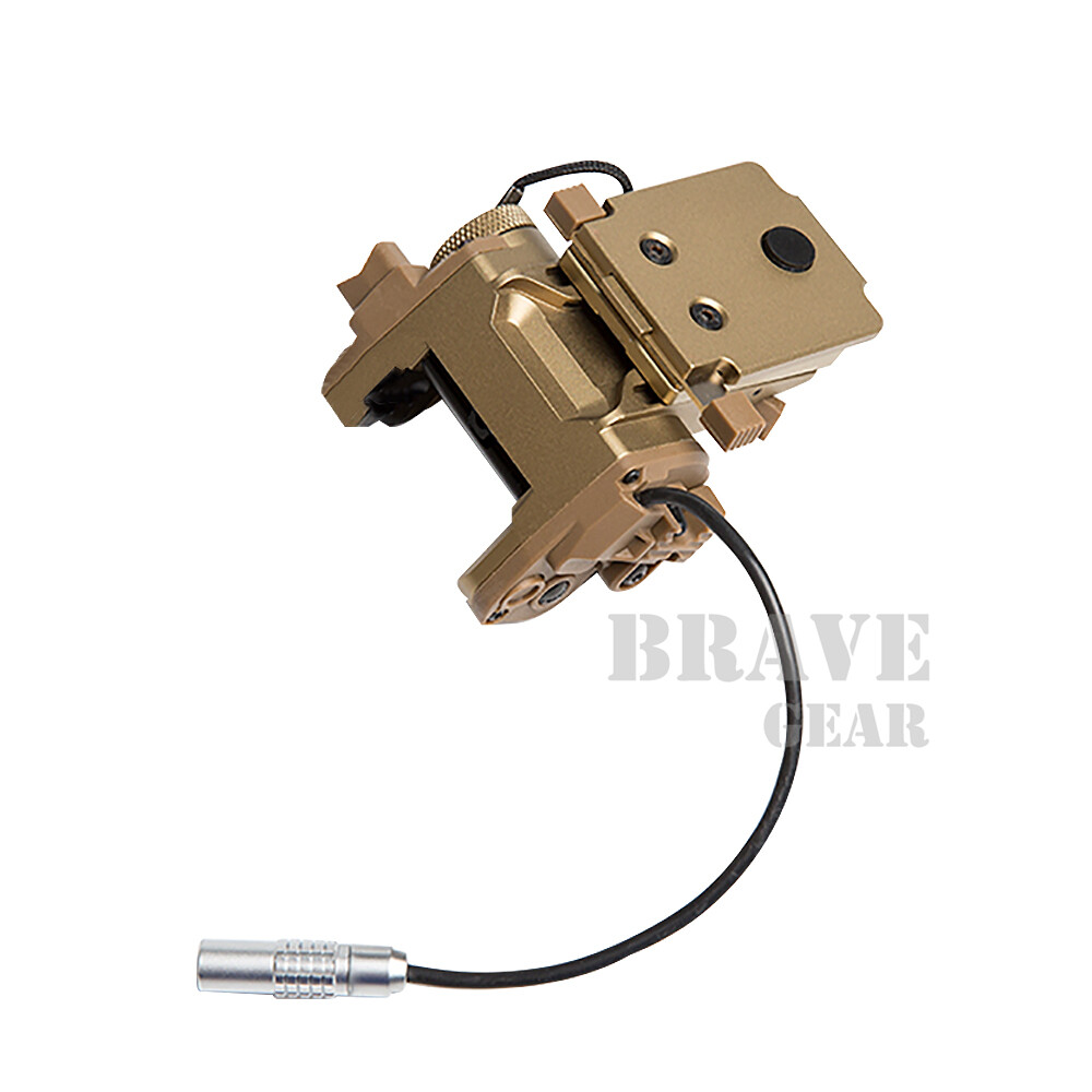 GSGM DPAM Mount w/Helmet Shroud for ANVIS Night Vision Dark Earth