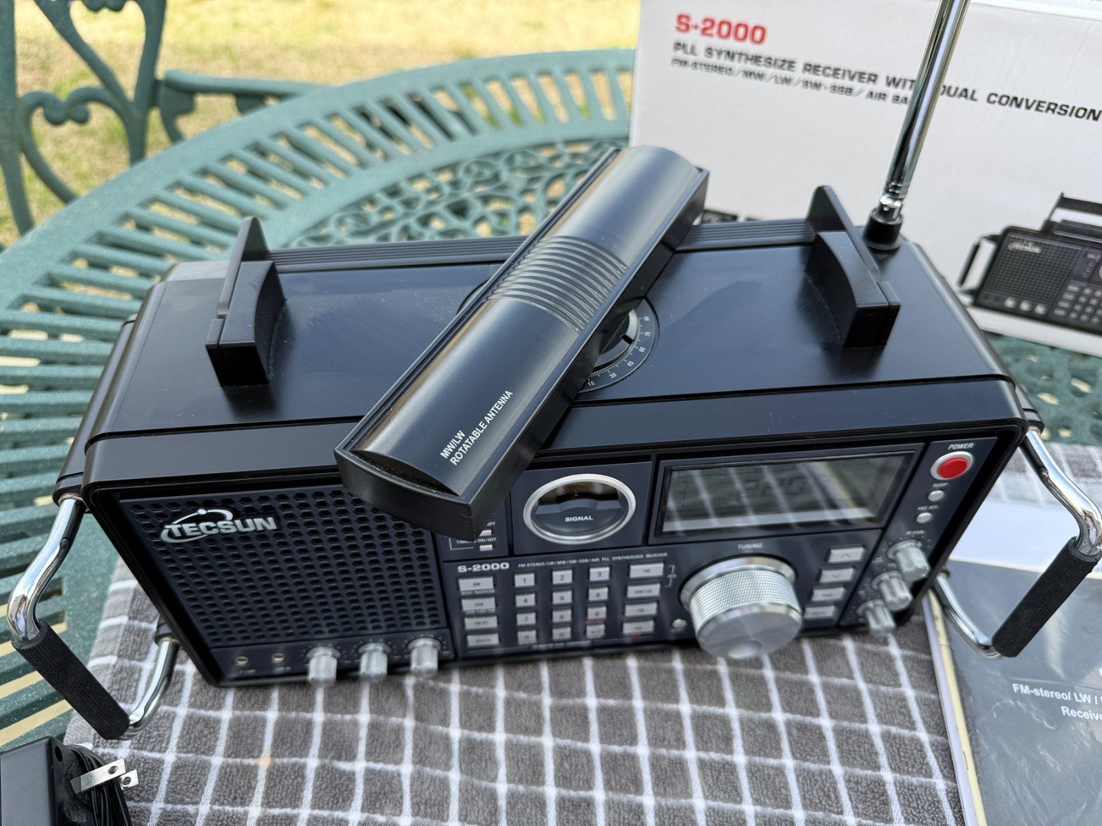 Tecsun S-2000 Shortwave Radio Receiver w/ Antenna – LW/MW/SW/FM/AIR