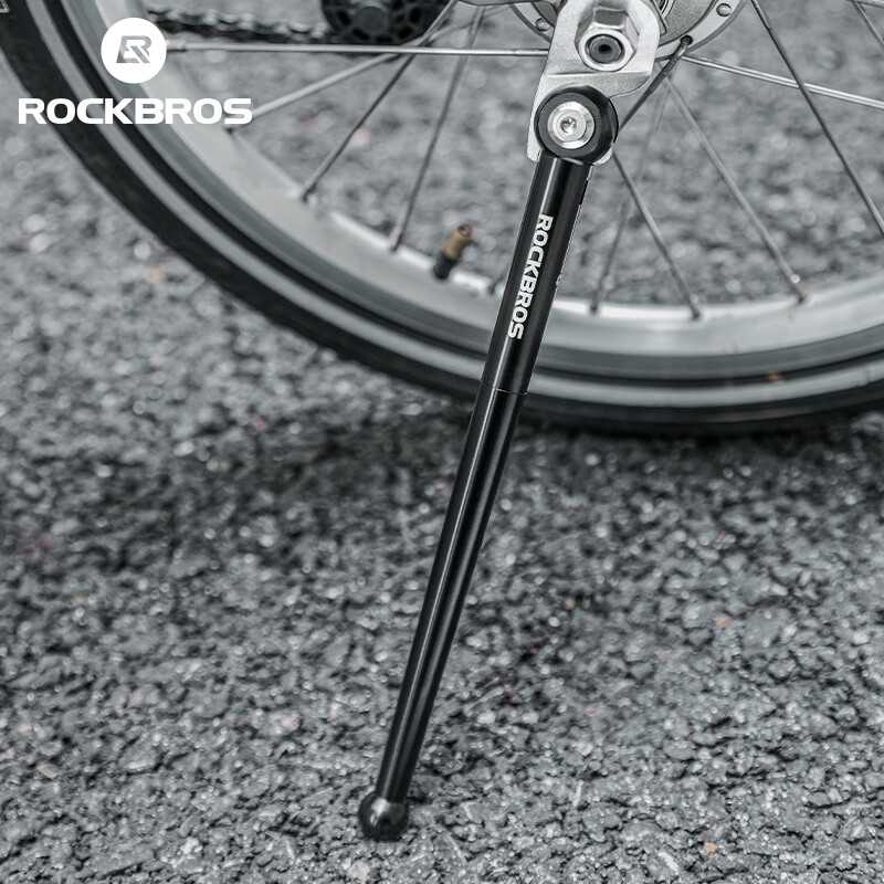 ROCKBROS Foldable Bike Kickstand 16" Bicycle Stable Side Stand Aluminium Alloy