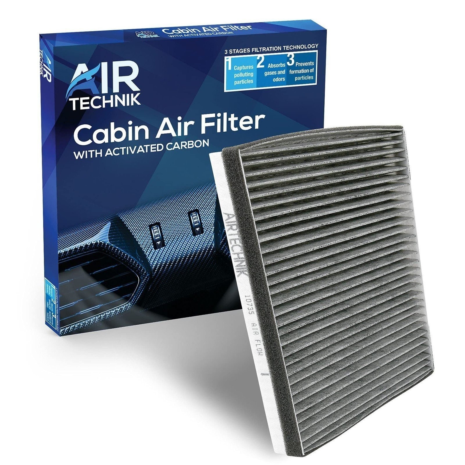 AirTechnik CF10735 Cabin Air Filter w/Activated Carbon | Fits Genesis G80 G90...