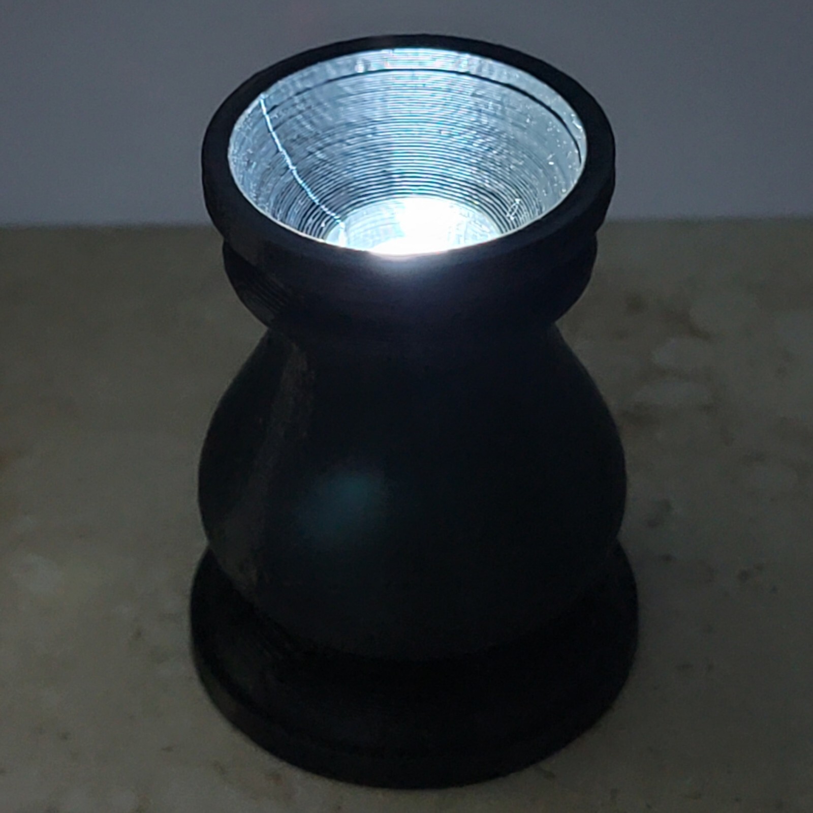 Black LED Marble Display For Up To 1.5"- 2" Marbles - Lot #5156