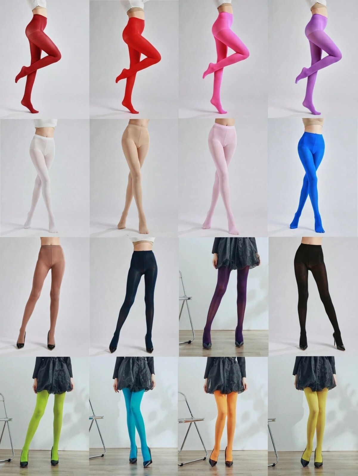 WOMEN'S CANDY COLOR OPAQUE PANTYHOSE STOCKINGS TIGHTS SEXY VELVET SLIMMING