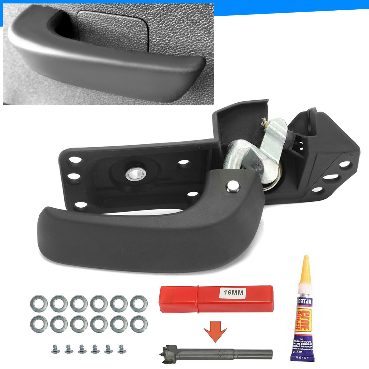 Door Handle Repair Kit Interior Inside LH For 07-13 Chevy Silverado GMC Sierra