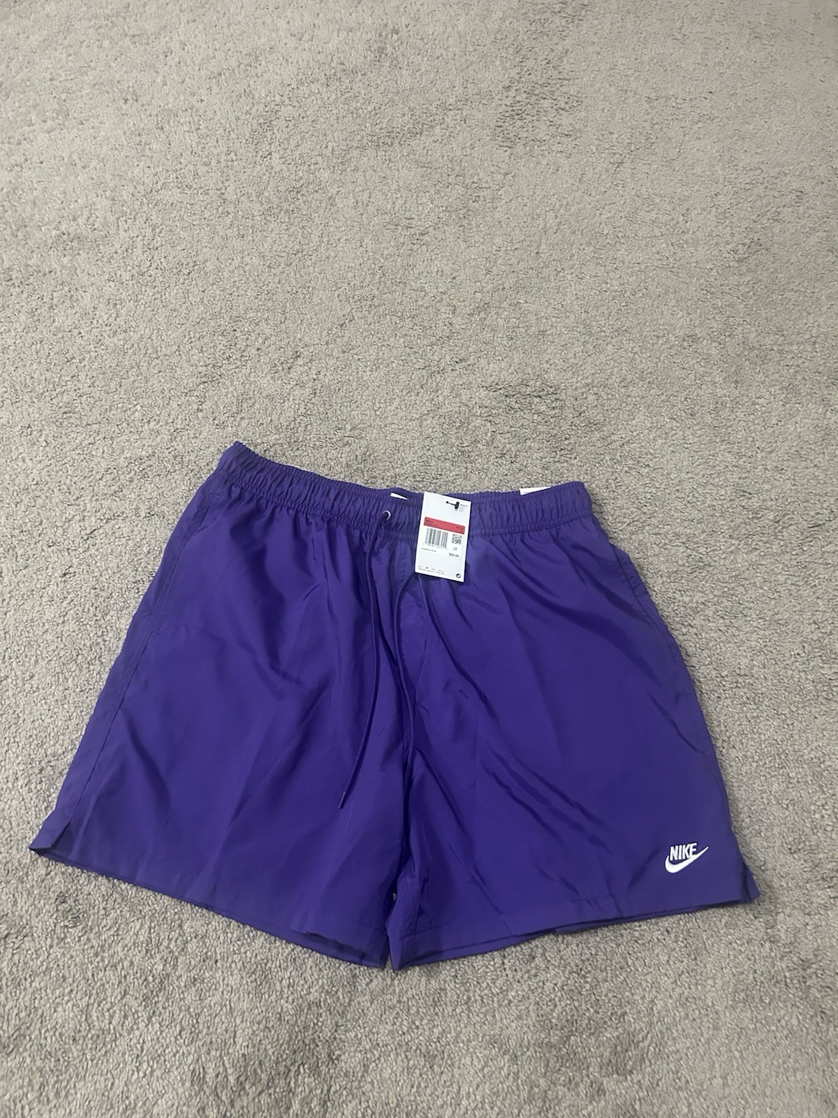 Mens Nike Club Sportswear Woven Lined Flow Purple Shorts FN3307-507  Size L NWT