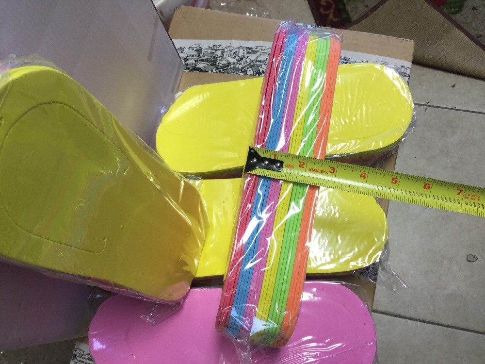 360 Pairs Disposable Slipper Spa Pedicure foam flip flop slippers (fold type)