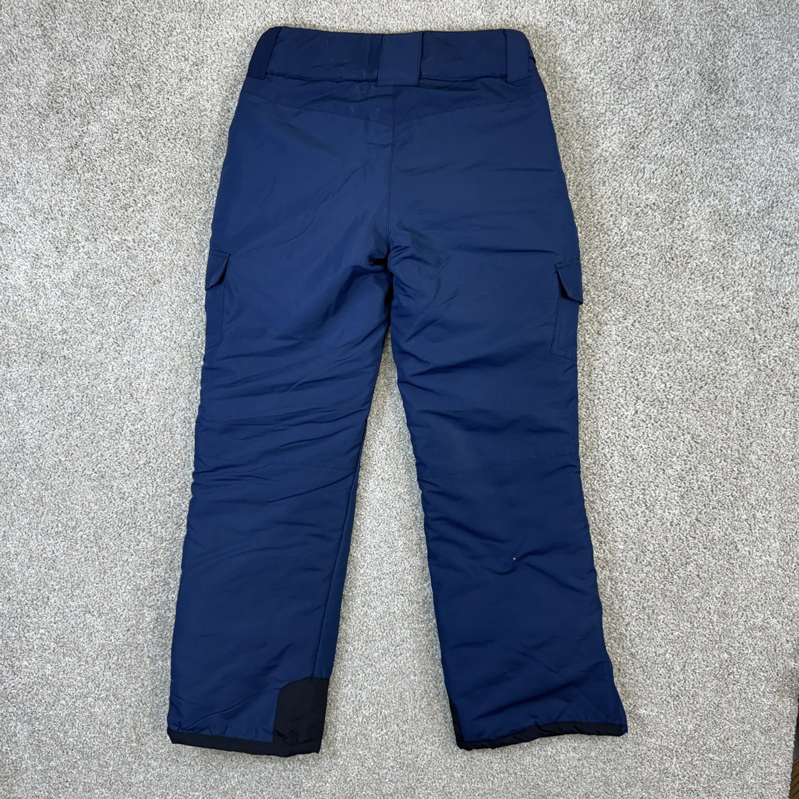 Avalanche Ski Pants Youth XL 16 Navy Blue Insulated Cargo Snow Pants AGP9904