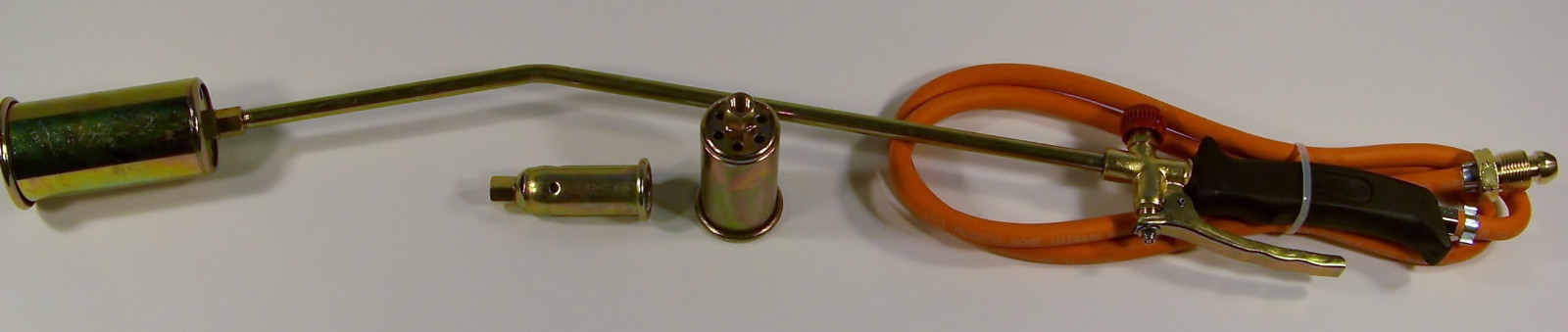 PROPANE TORCH and 3 Nozzle Tips 60" Hose 20 # lb Bottle Apapter Weed Burn Ice LP