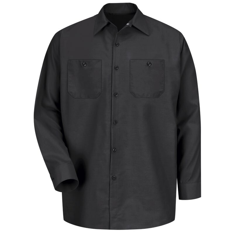 Red Kap SP14 Mens Industrial Long Sleeve Work Shirt