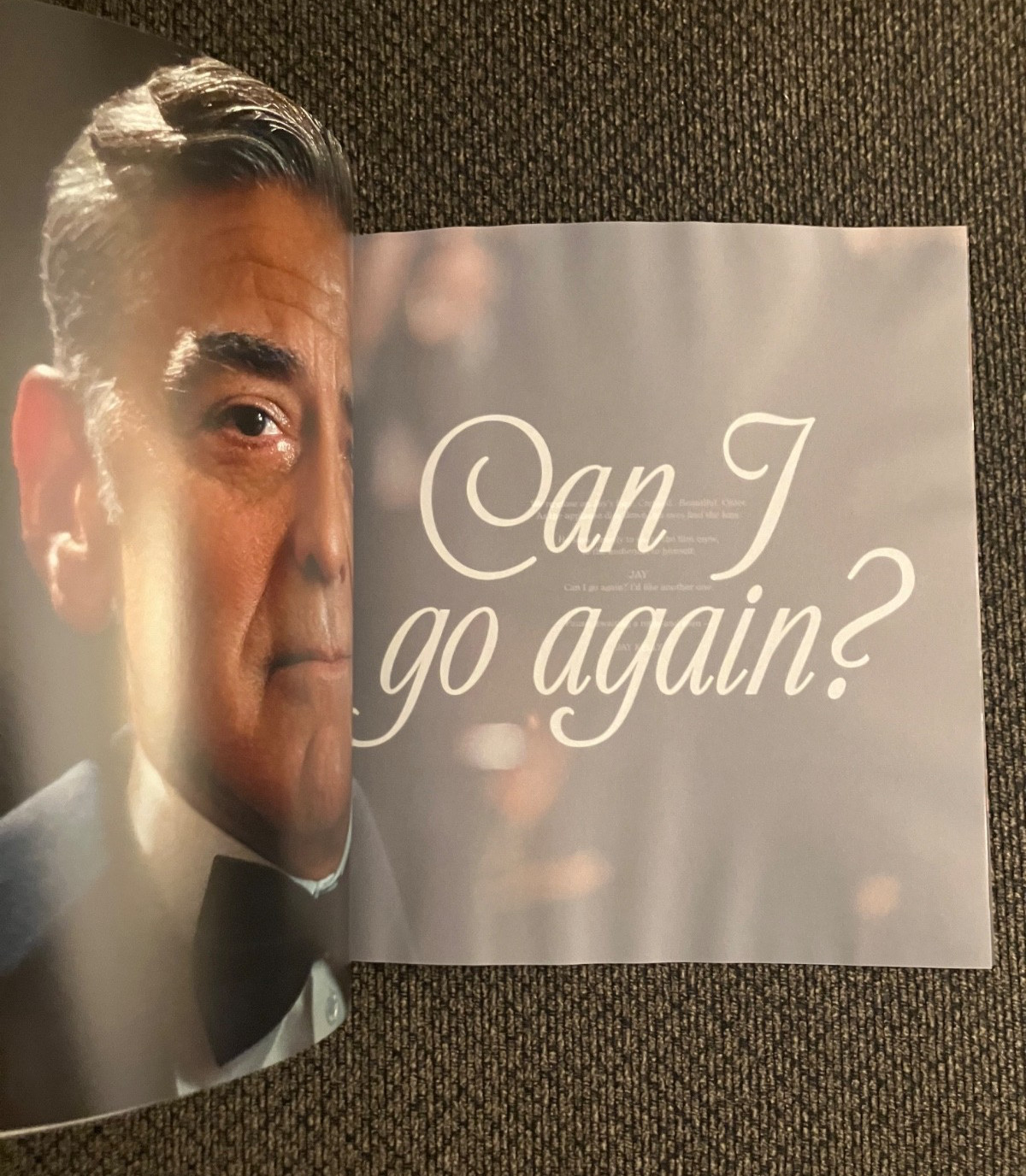 JAY KELLY (2025) 11x17 IN POSTER & PROGRAM NEW NOAH BAUMBACH GEORGE CLOONEY