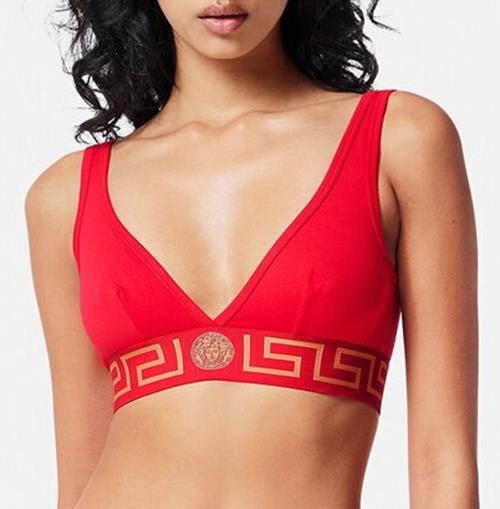 Versace Women's "Jersey Topeka Bi-Stretch" La Greeca Bra Versace sz 2 US S IT 40