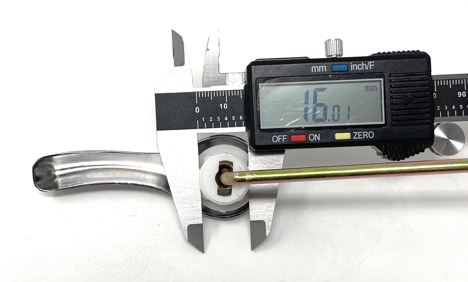 Toilet Tank Flush Lever Front Mount Toilet Handle Replacement kit Chrome Finish