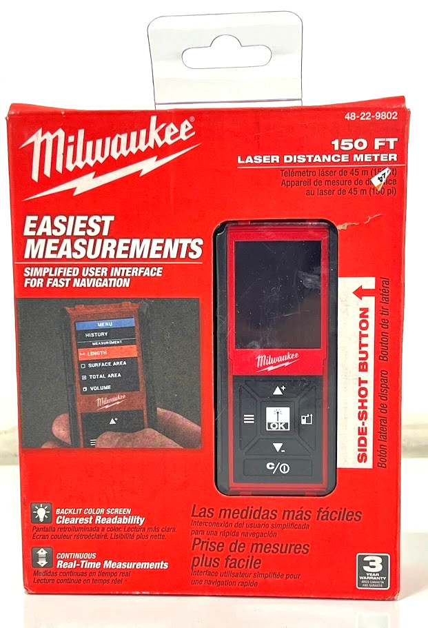 Milwaukee 48-22-9802 150' Laser Distance Meter