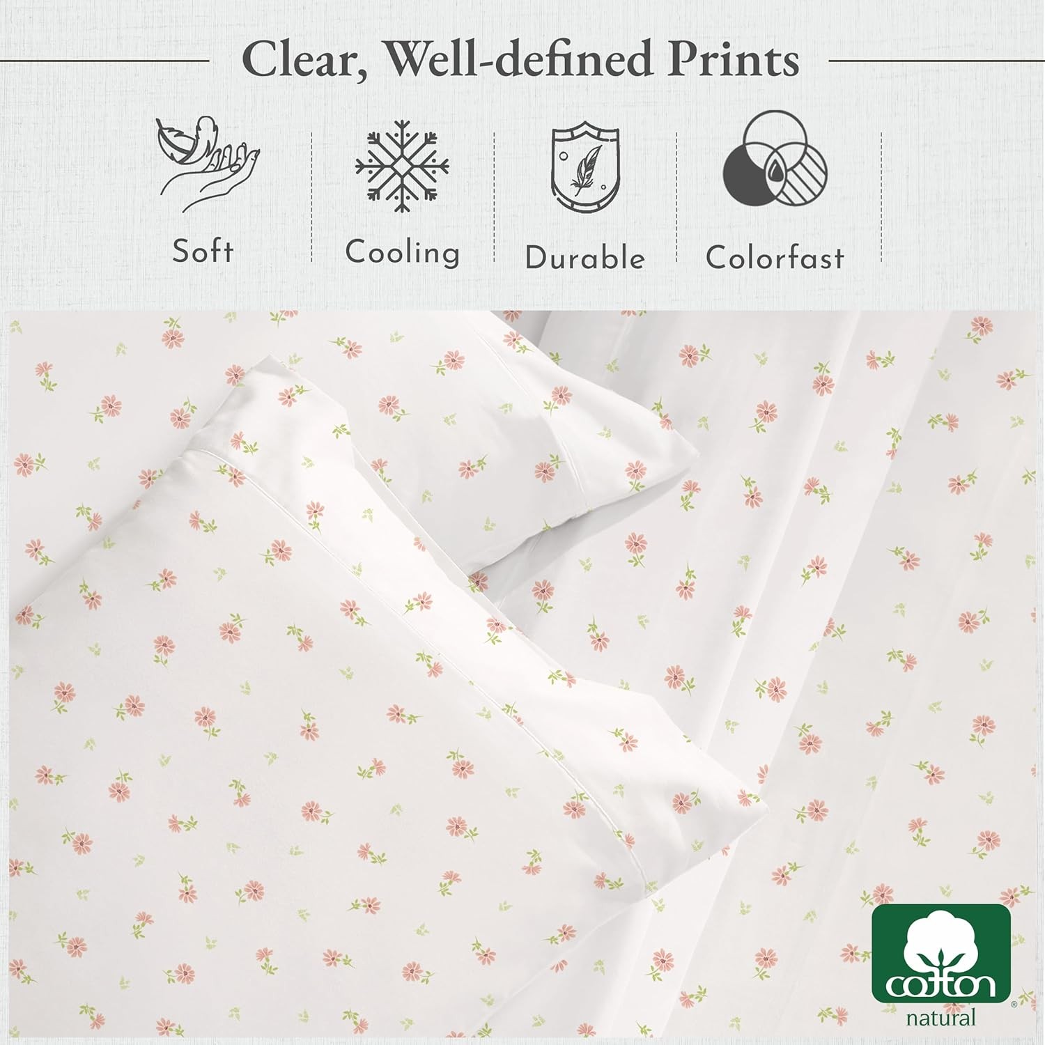 Full-Size Bedding Set - 400-Thread-Count Sateen Fabric