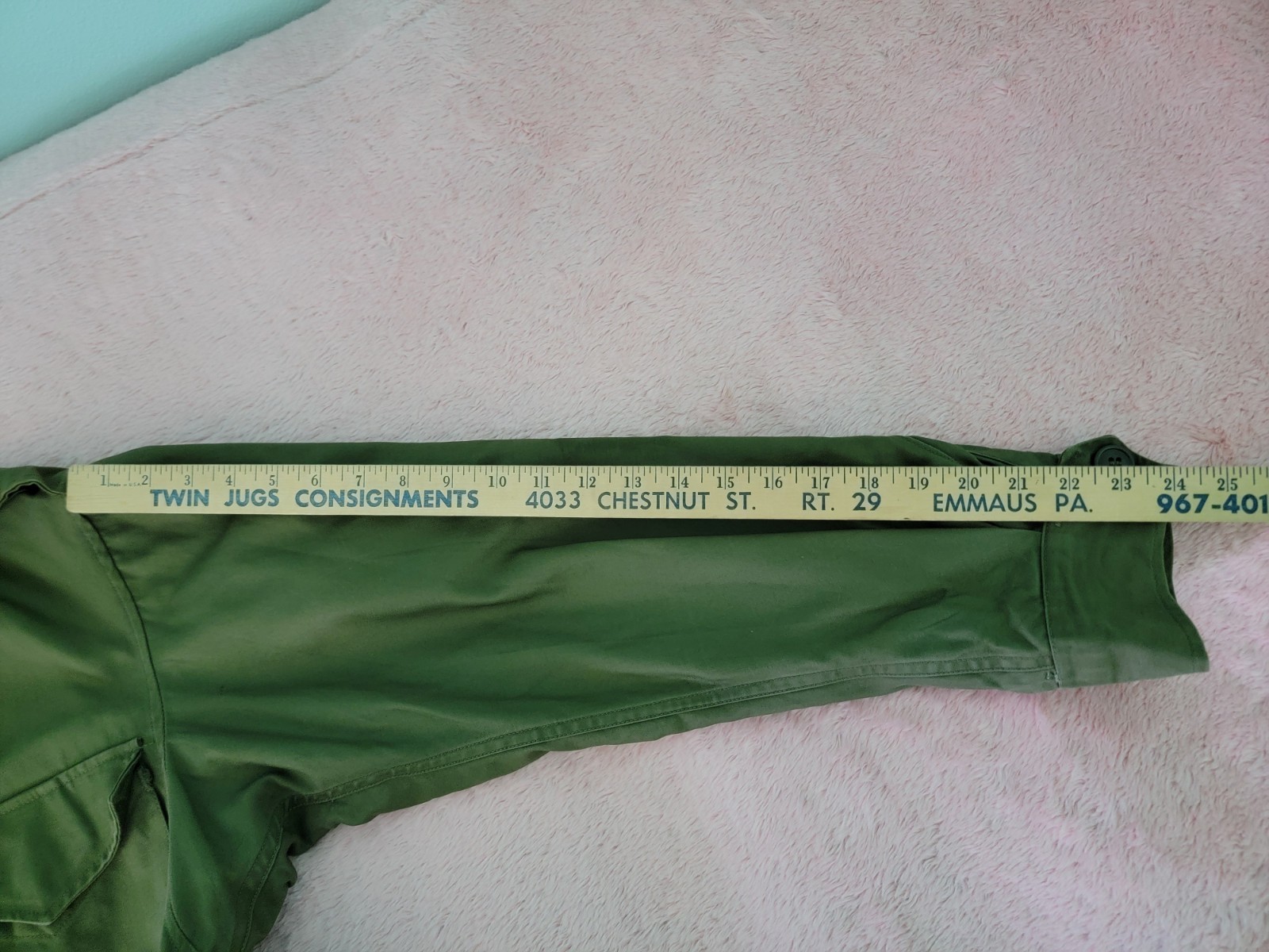 Vintage 1950s US Army Field Jacket Without Liner Size Regular Small