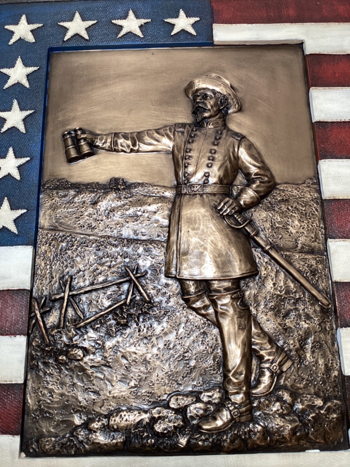 Winfield Scott Hancock Vanmark Commanding Images of the Civil War Wall Plaque