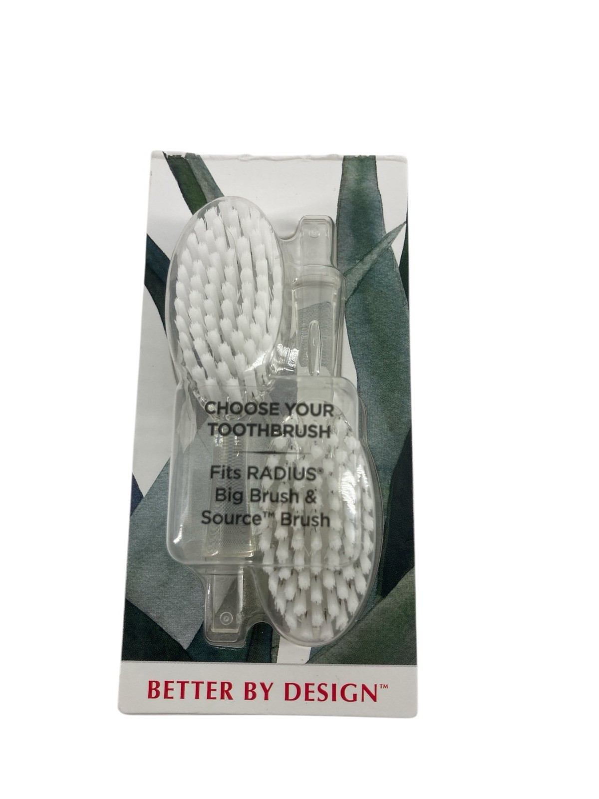 Radius Big Brush Head Replacement Soft Big Head 2 Ct Read Description New