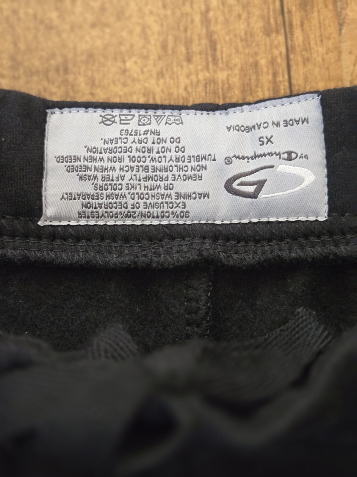 NWT C9 Champion Semi Fitted Sweatpants Women XS Black Low Rise Fleece Straight