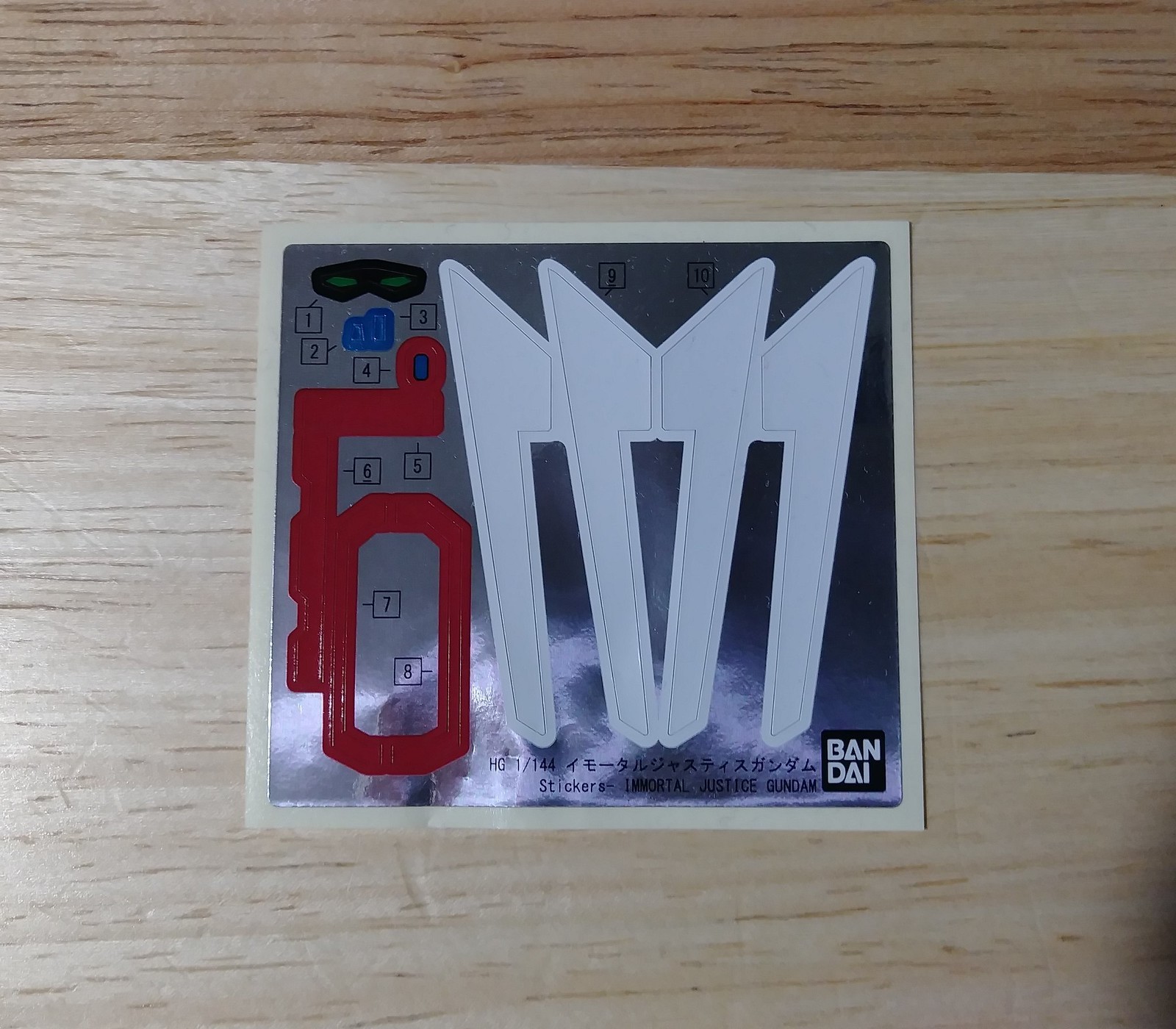 HG 1/144 Foil Stickers for Gundam Model Kits - Replacement Spare Gunpla Plamo