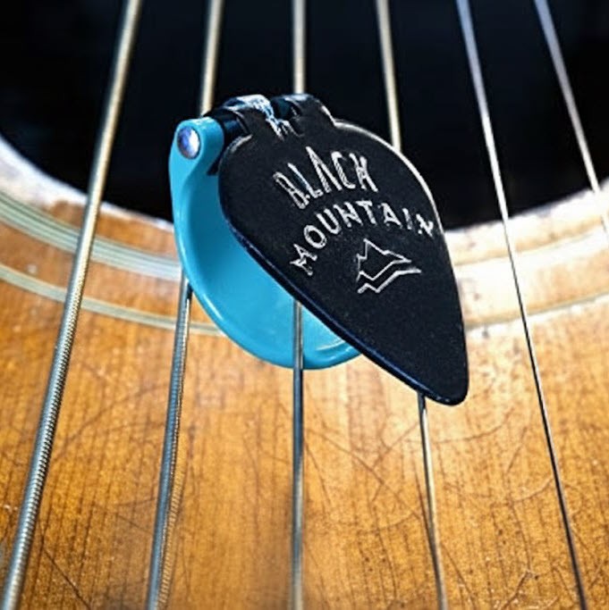 4X BLACK MOUNTAIN Spring Loaded Guitar Thumb Picks | Variety Pack Universal Fit