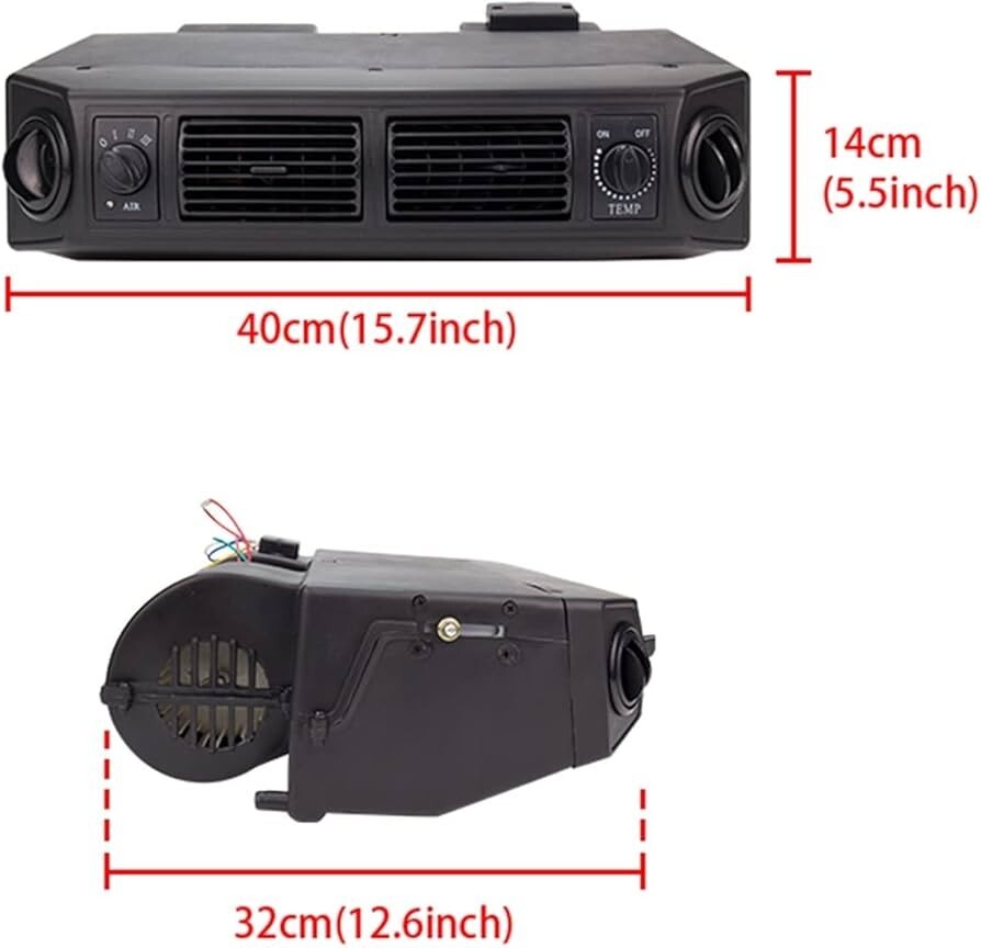 12V Cool&Heat Electric Universal Underdash Air Conditioner DC Auto Car A/C Kit