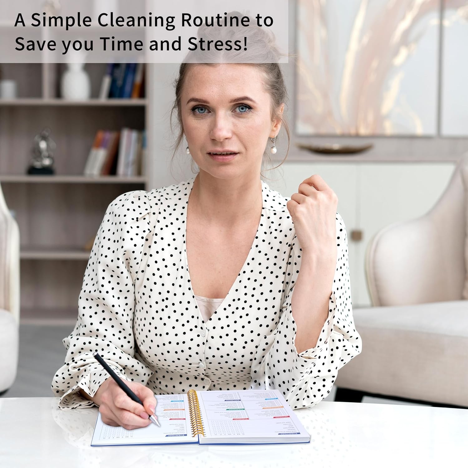 ADHD Cleaning Planner, Cleaning Schedule and Checklist, Undated Daily and Weekly