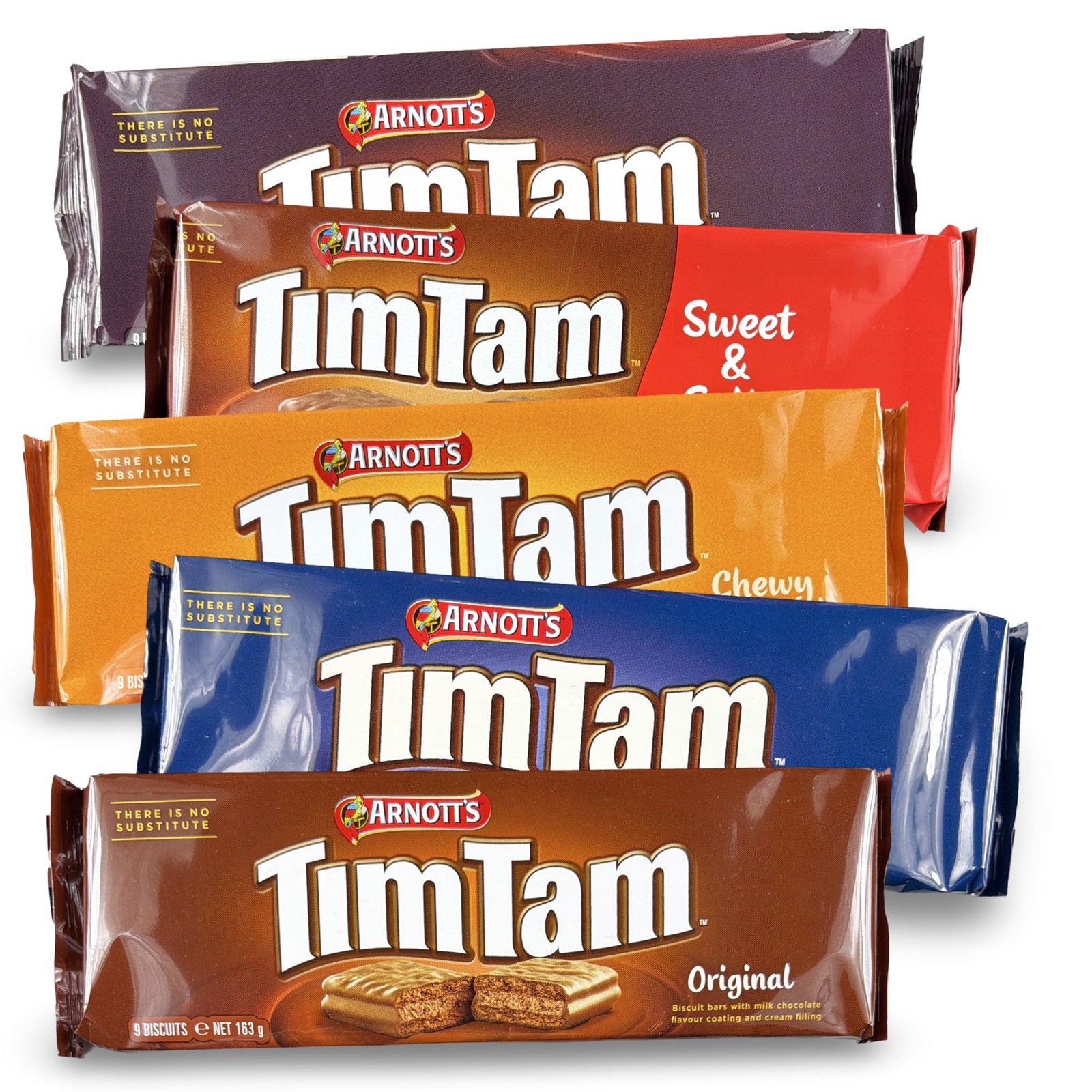Arnott’s Tim Tam Chocolate Biscuit Bars – Australian Import | 165 g | Assorted F