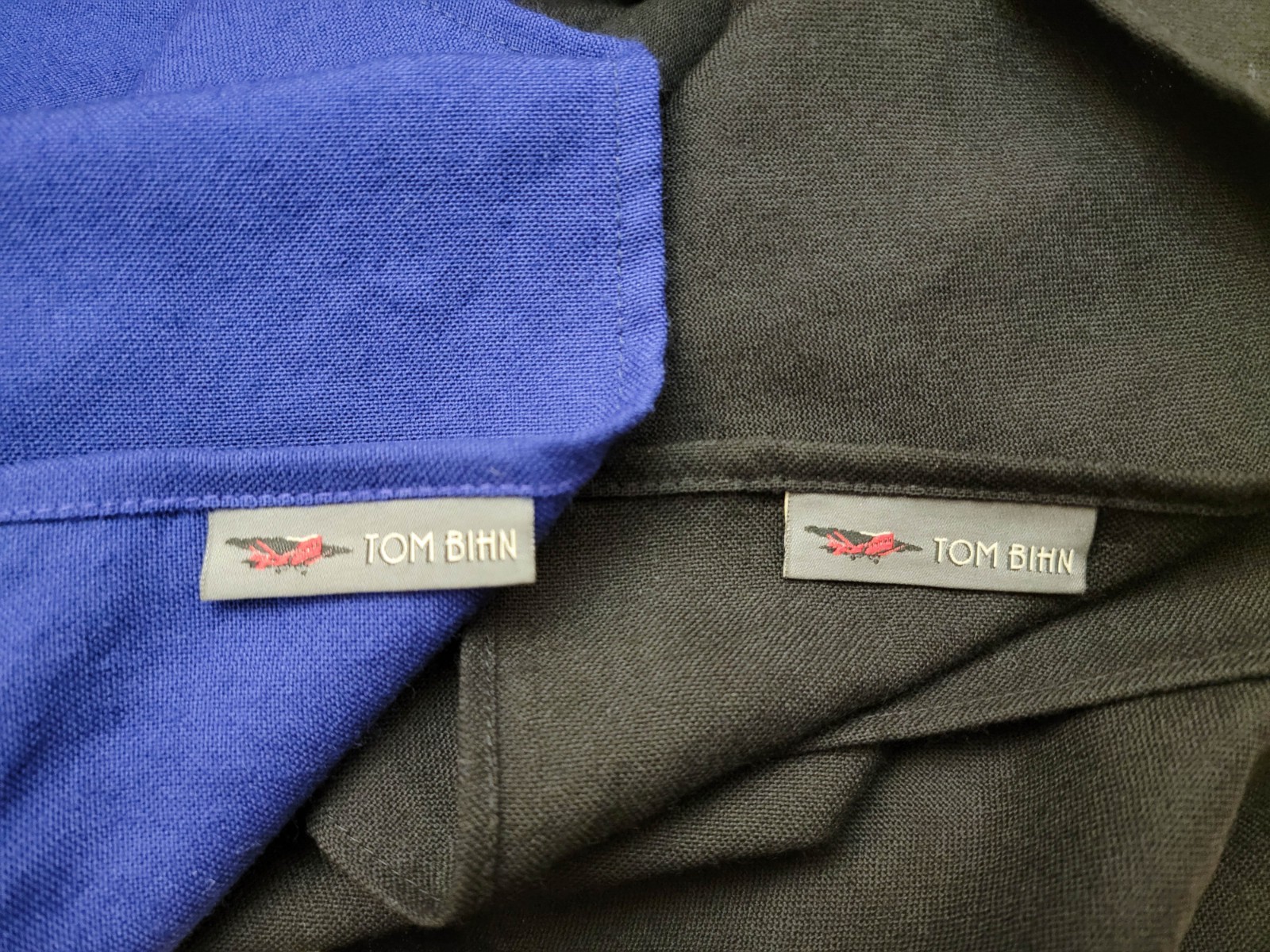 TOM BIHN (USA) Retired Shepherd's Wool Utility Cloth Bundled Lot (2) ~ Size S