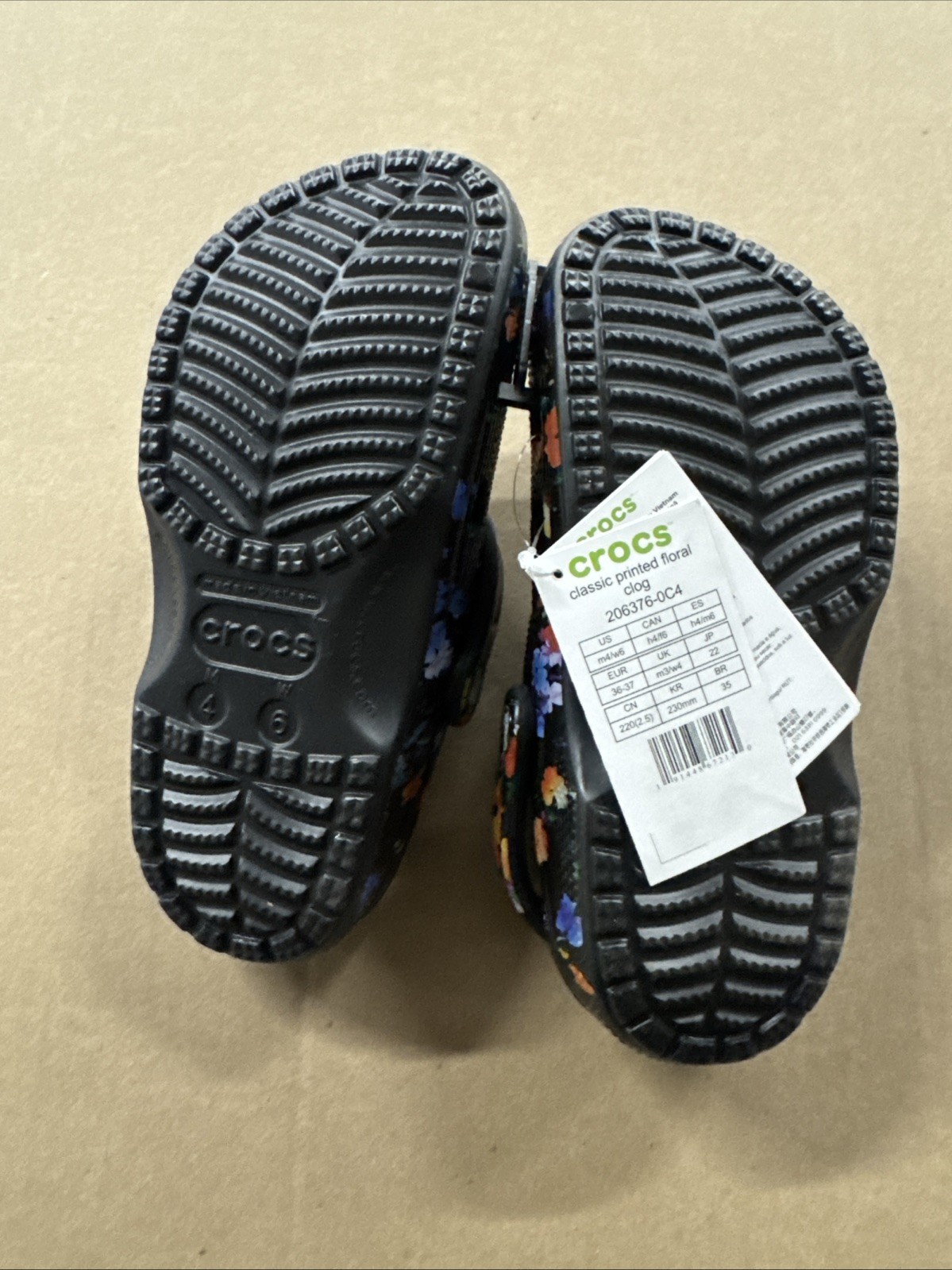 Women’s Crocs Printed Floral Clog Size 6 Women’s