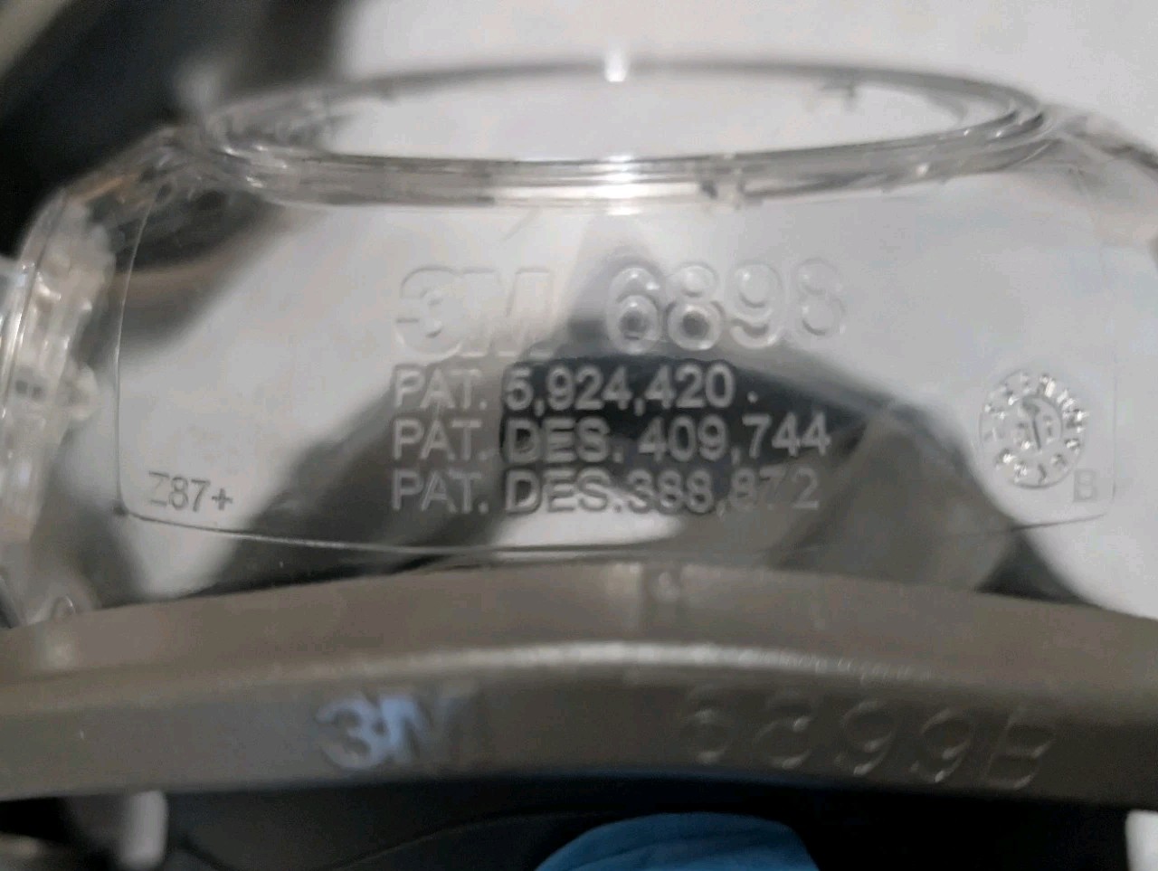 Lot Of 5 3M 6900 Full-Face Respirator Masks- Large No Filters/Valves/Center Adpt