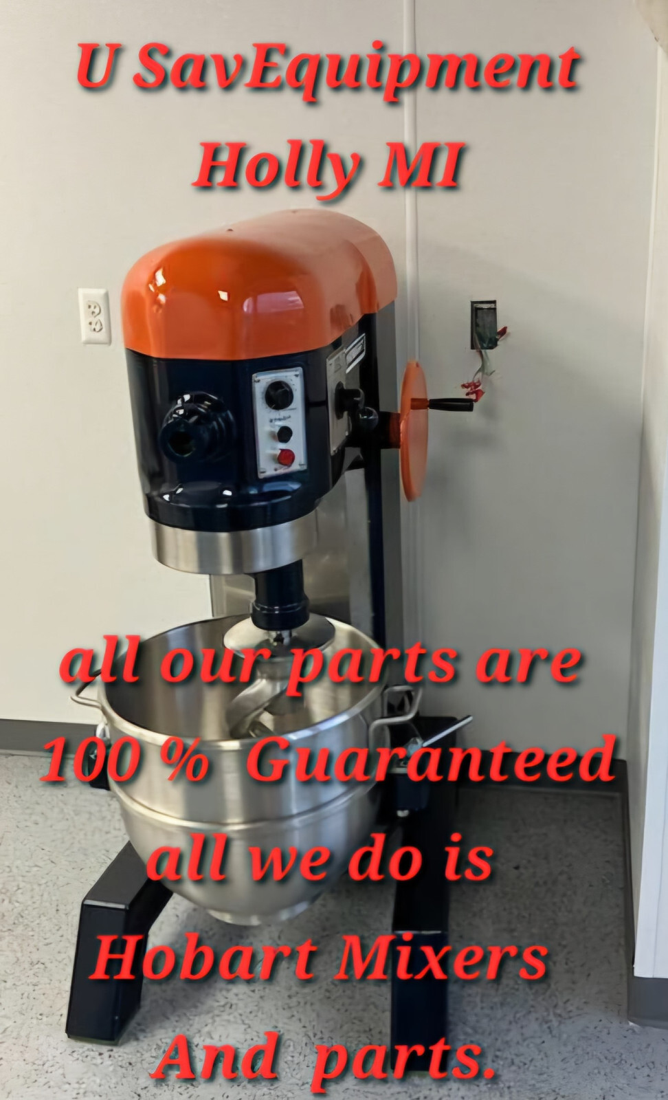 Hobart Mixer Hand Wheel with Handle And Pin for Hobart H600 P660 78181 435235 CH