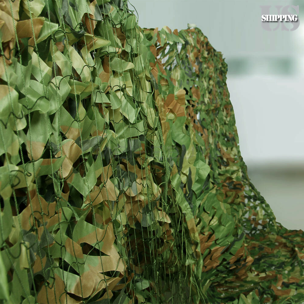 Military Camo Net Camouflage Netting Hunting Camping Army Woodland Hide Cover