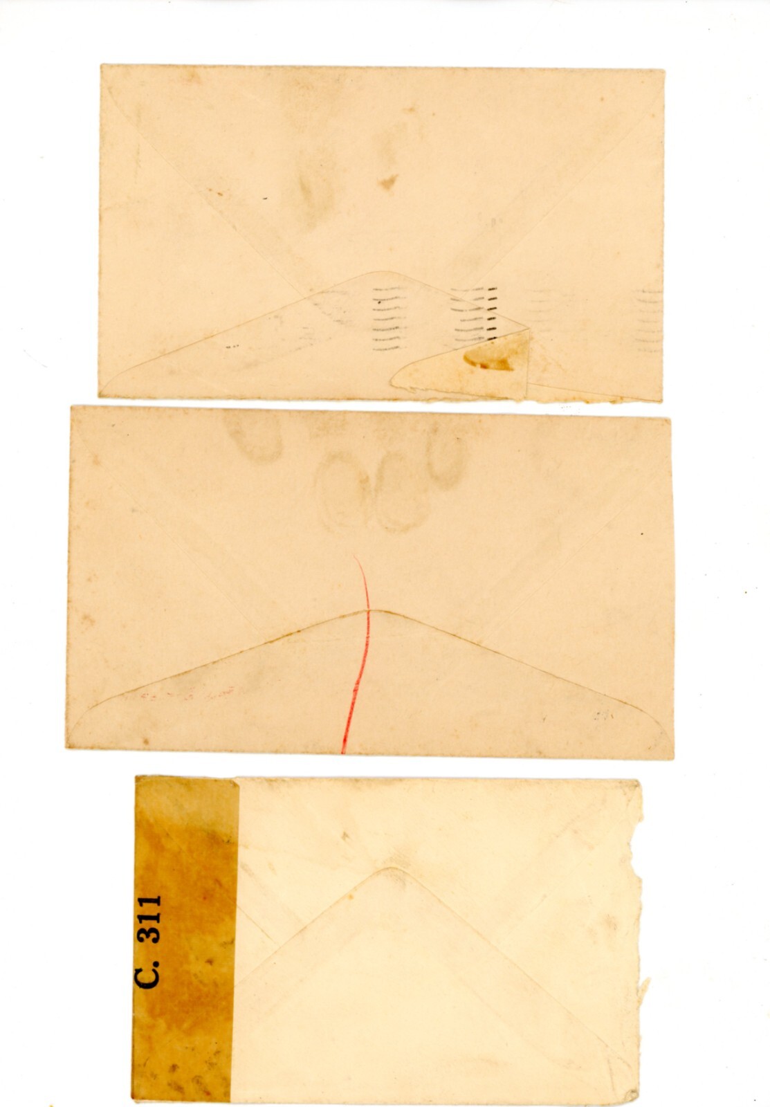 3 WW2 Posted Stamped envelopes from soldier Camp Blanding FL New Haven CT 1941-2