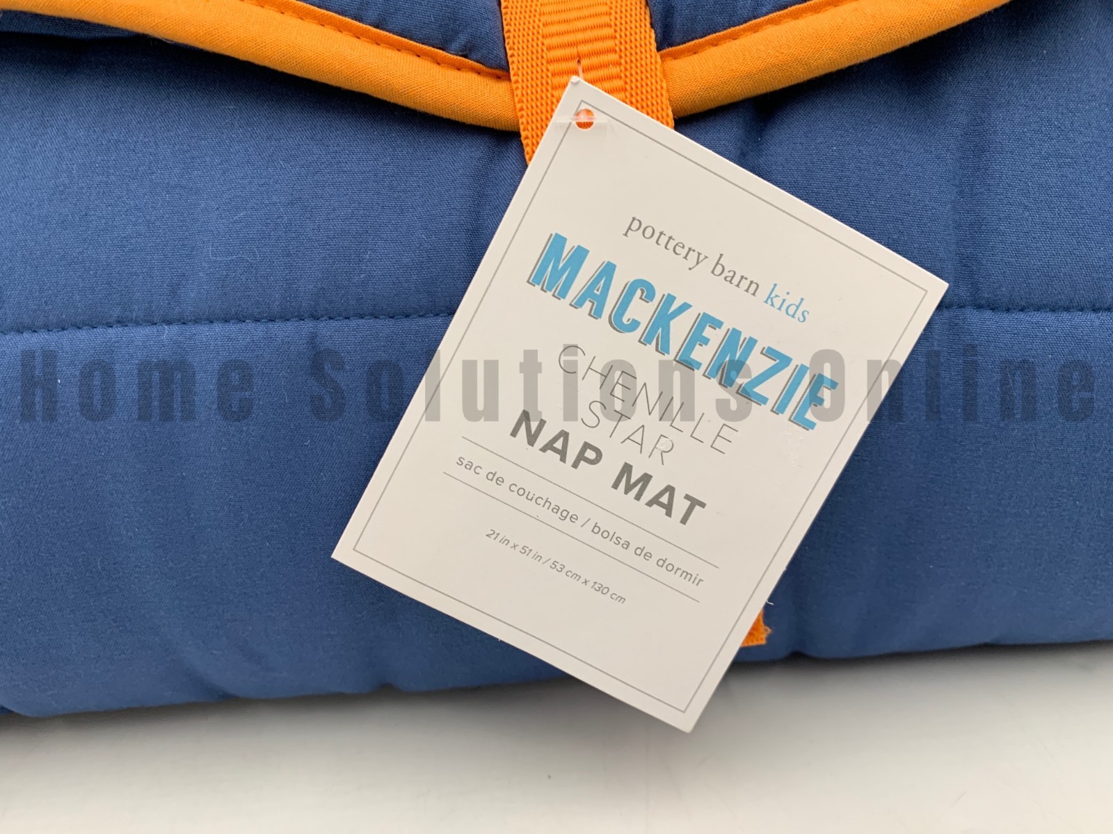 Pottery Barn Kids Mackenzie Colorful Chenille Stars Nap Sleeping Mat 51" #1E