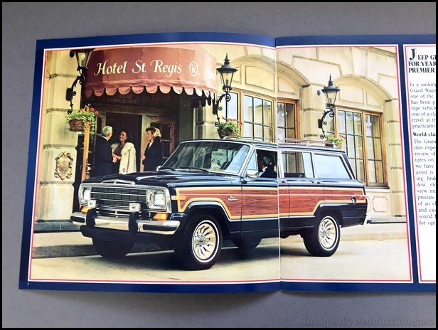 1986 Jeep Grand Wagoneer 12-page Original Car Dealer Sales Brochure Catalog