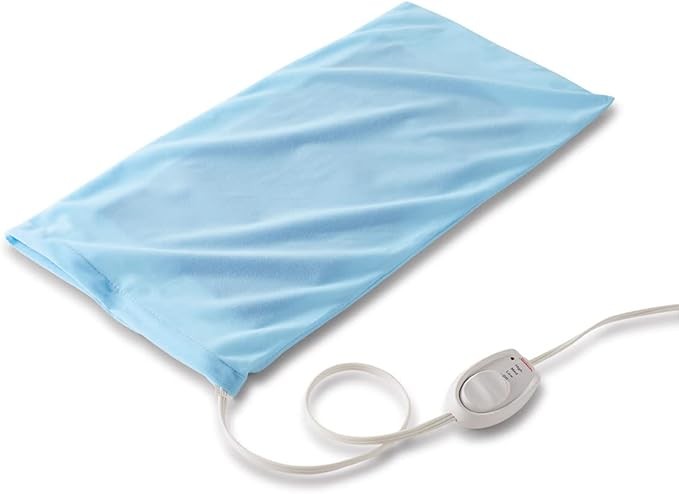 Sunbeam King Size Heating Pad, Moist Heat Option, 3 Heat Settings 12 x 24