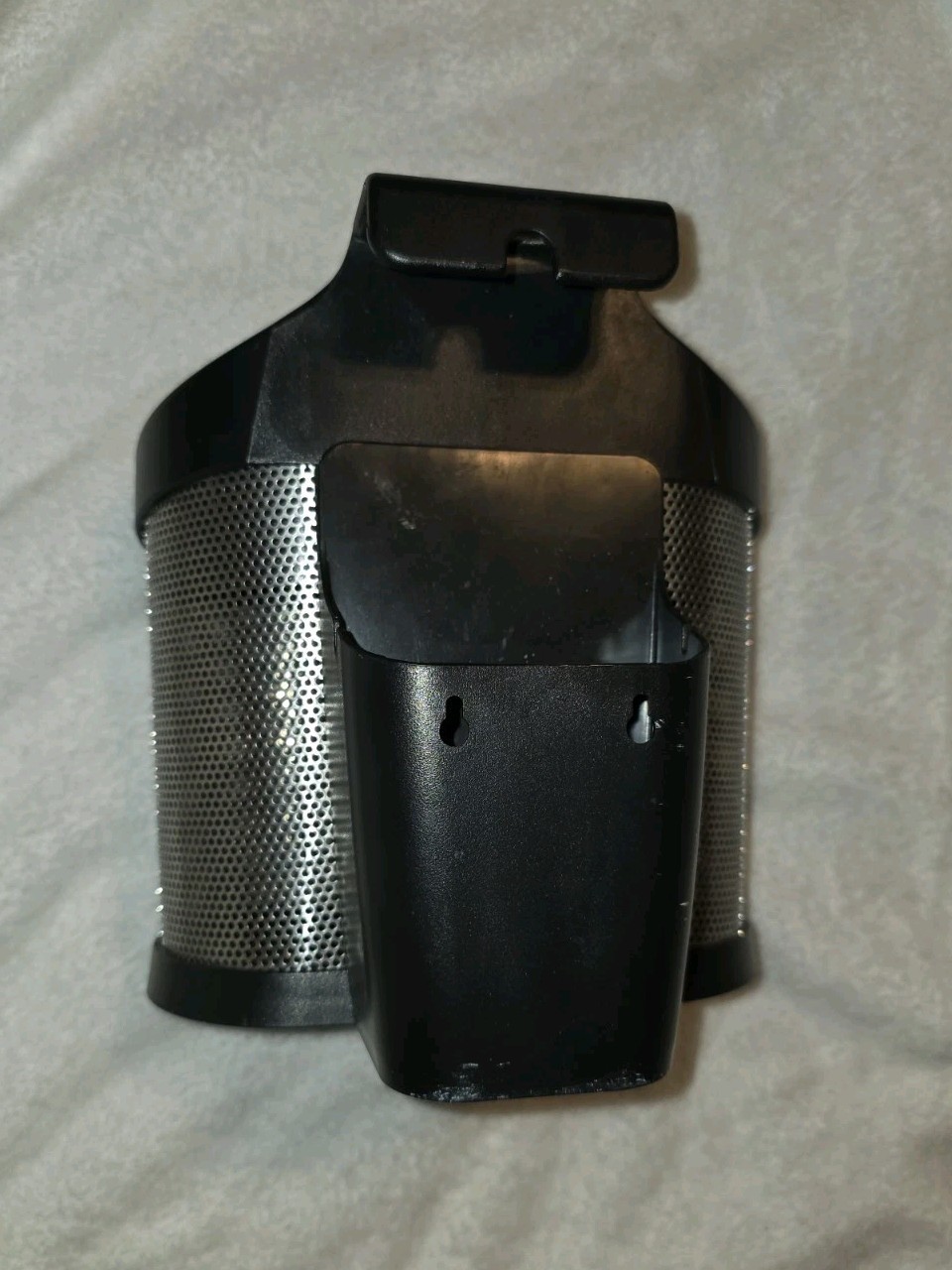 Polder Black Style Station Hot Tool Holder Bathroom Organizer