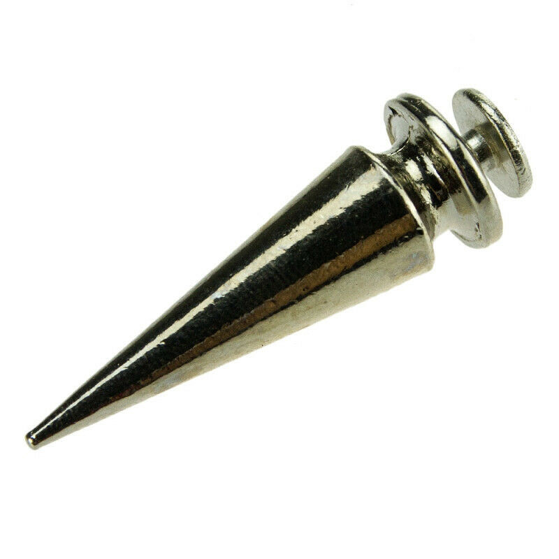 26mm Punk Cone Metal Spikes Rivets Studs Screw Back for Clothing Jacket Leather