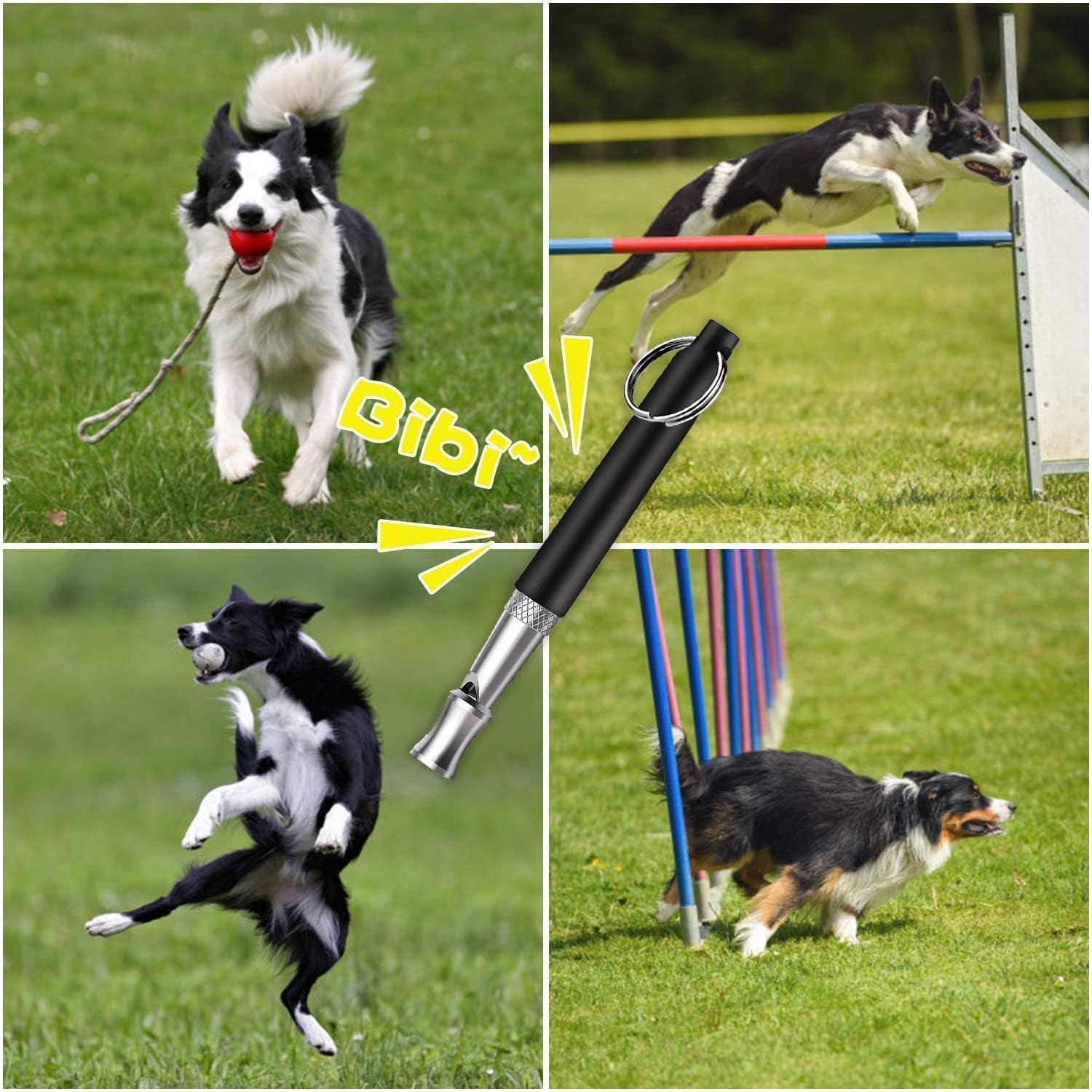 4PCS Dog Training WHISTLE UltraSonic Obedience Stop Barking Pet Sound Pitch