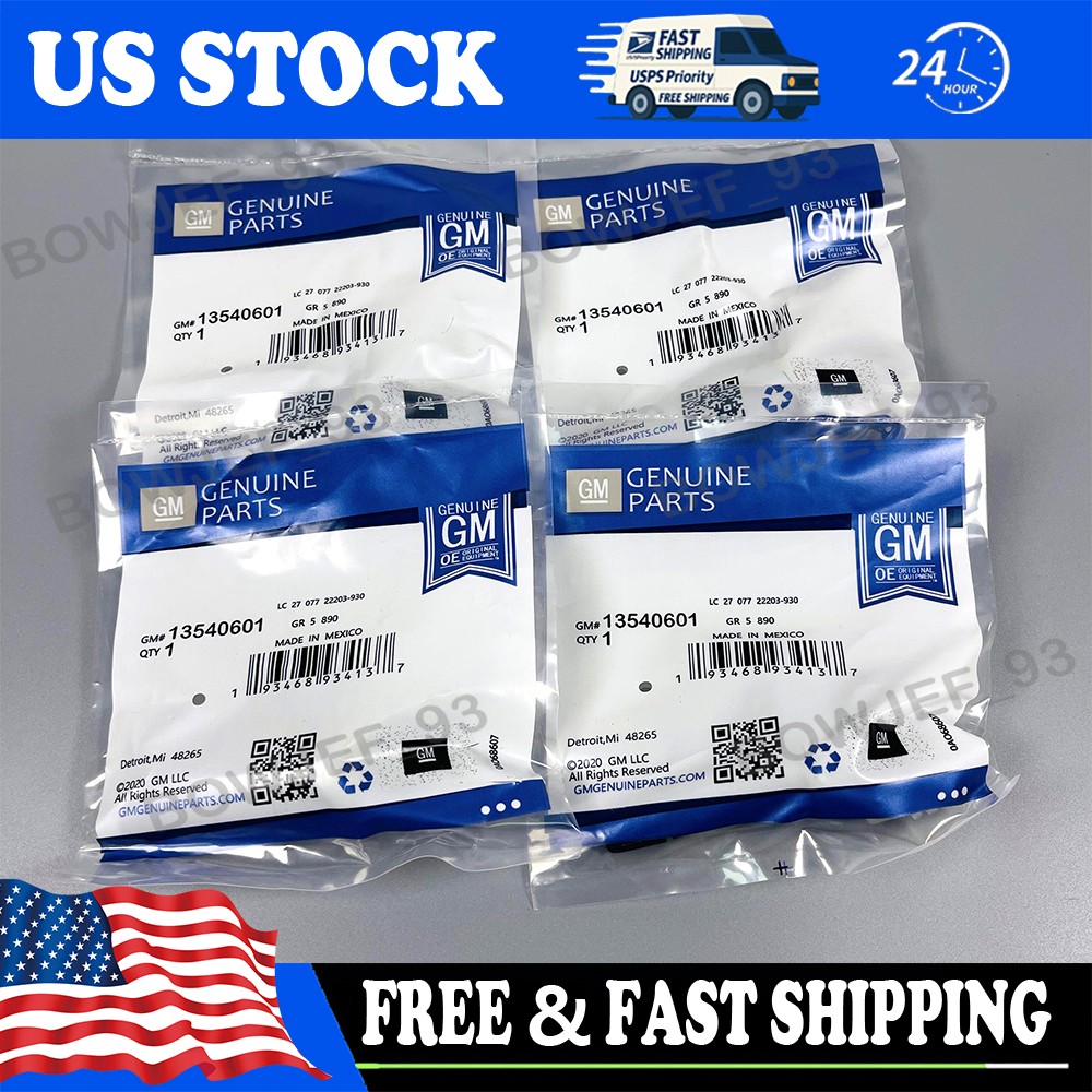 4PCS Genuine OEM GM TPMS 13540601 Tire Pressure Sensor For GMC Trucks & Vans