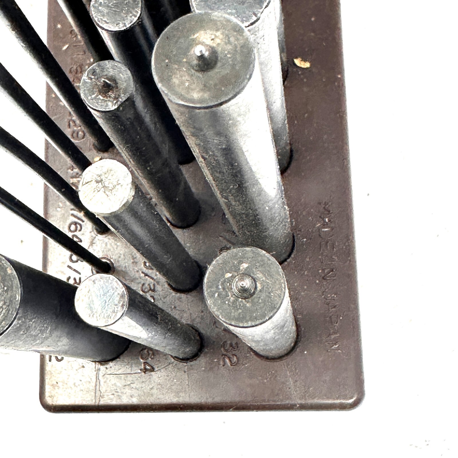 Vintage 27 pc Precision Transfer Punch Set with Stand - 3/32" to 1/2"