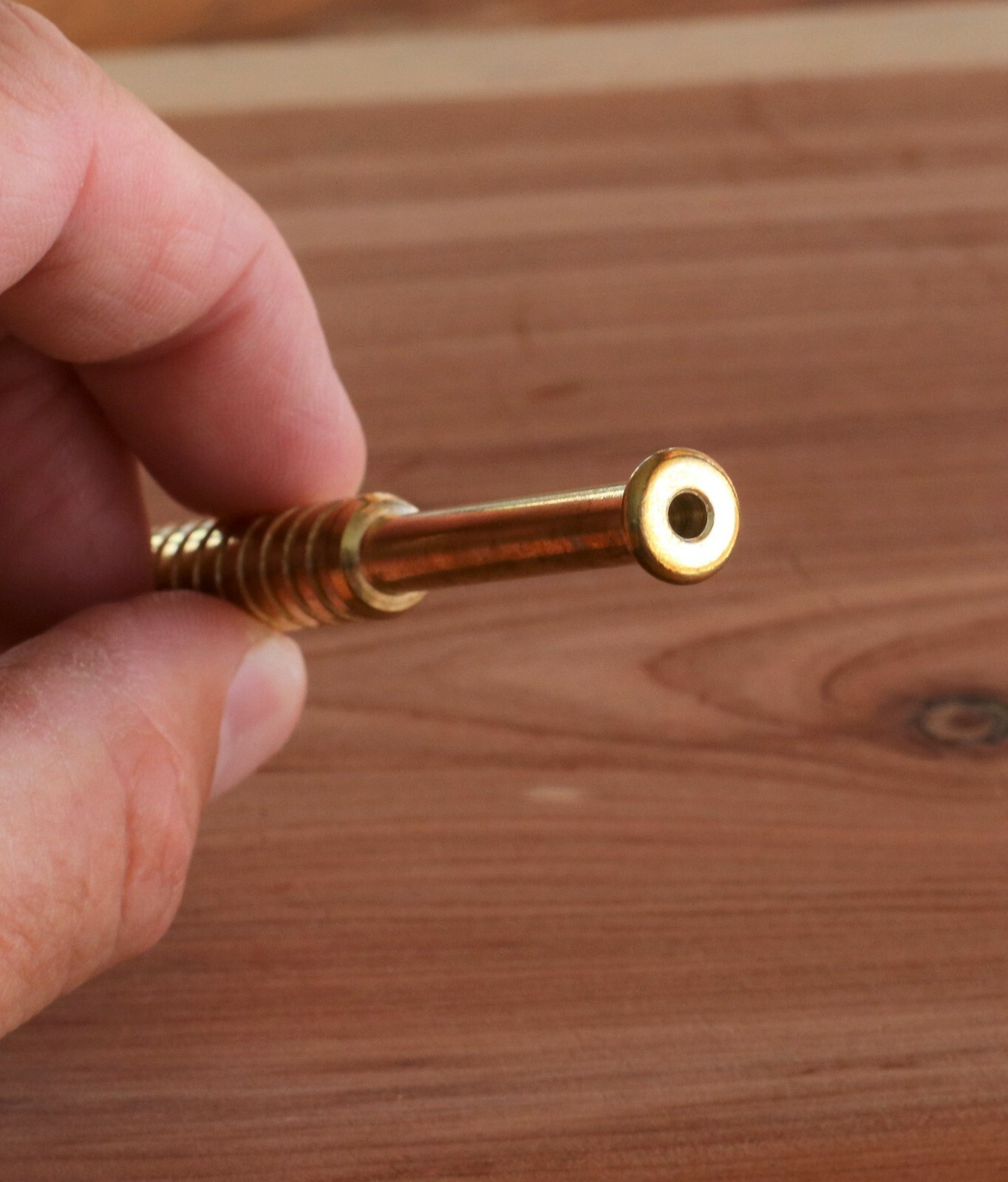 3" Brass One Hitter- Old School Real Brass Pipe- Quality Brass One Hitter