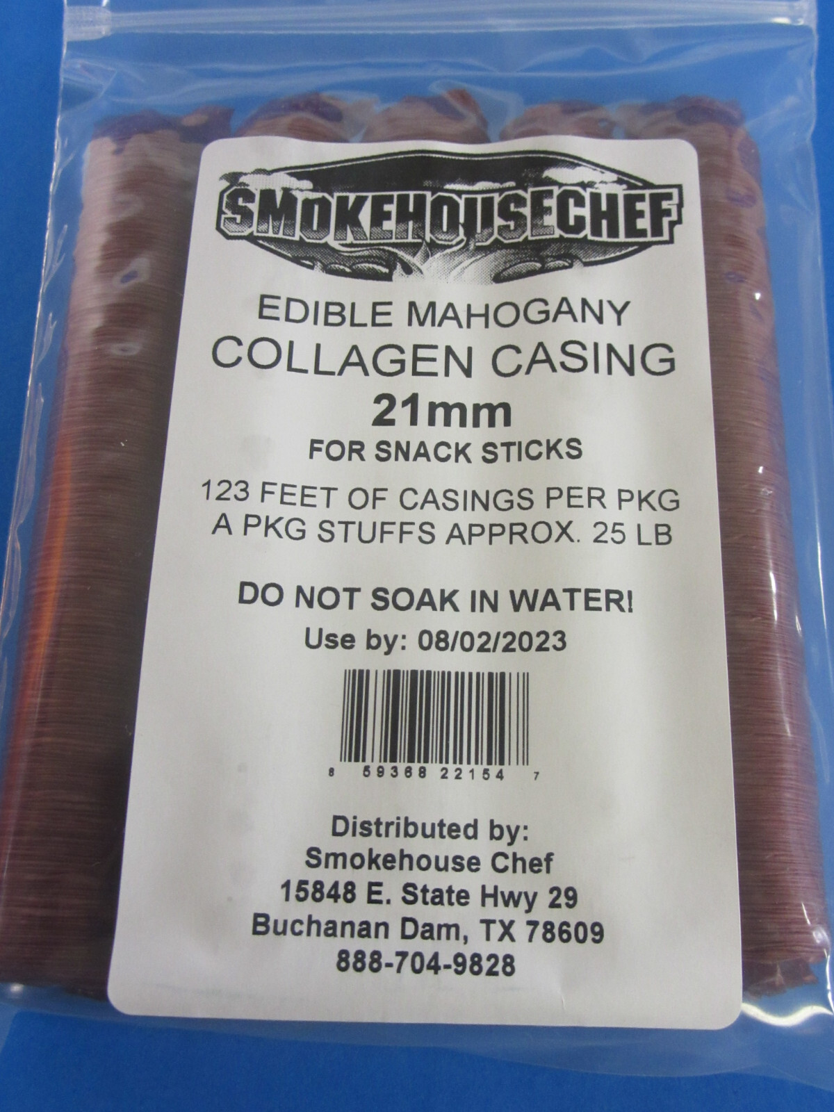 *3 SIZES* VARIETY Snack Stick Casings 17mm 19mm 21mm for 70 lbs of meat USA