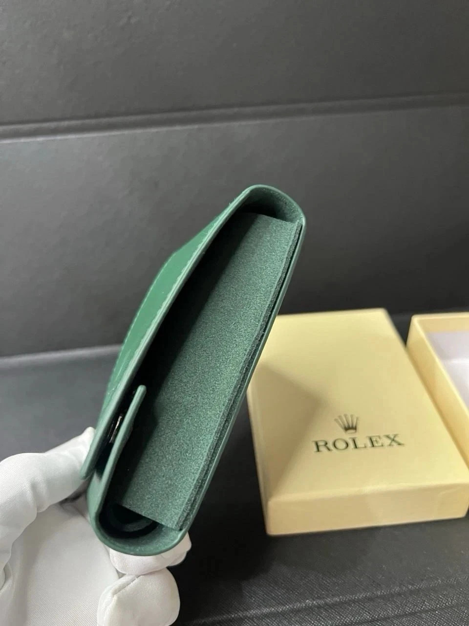 Rolex Case Leather Travel Pouch Service Center Premium Version NIB