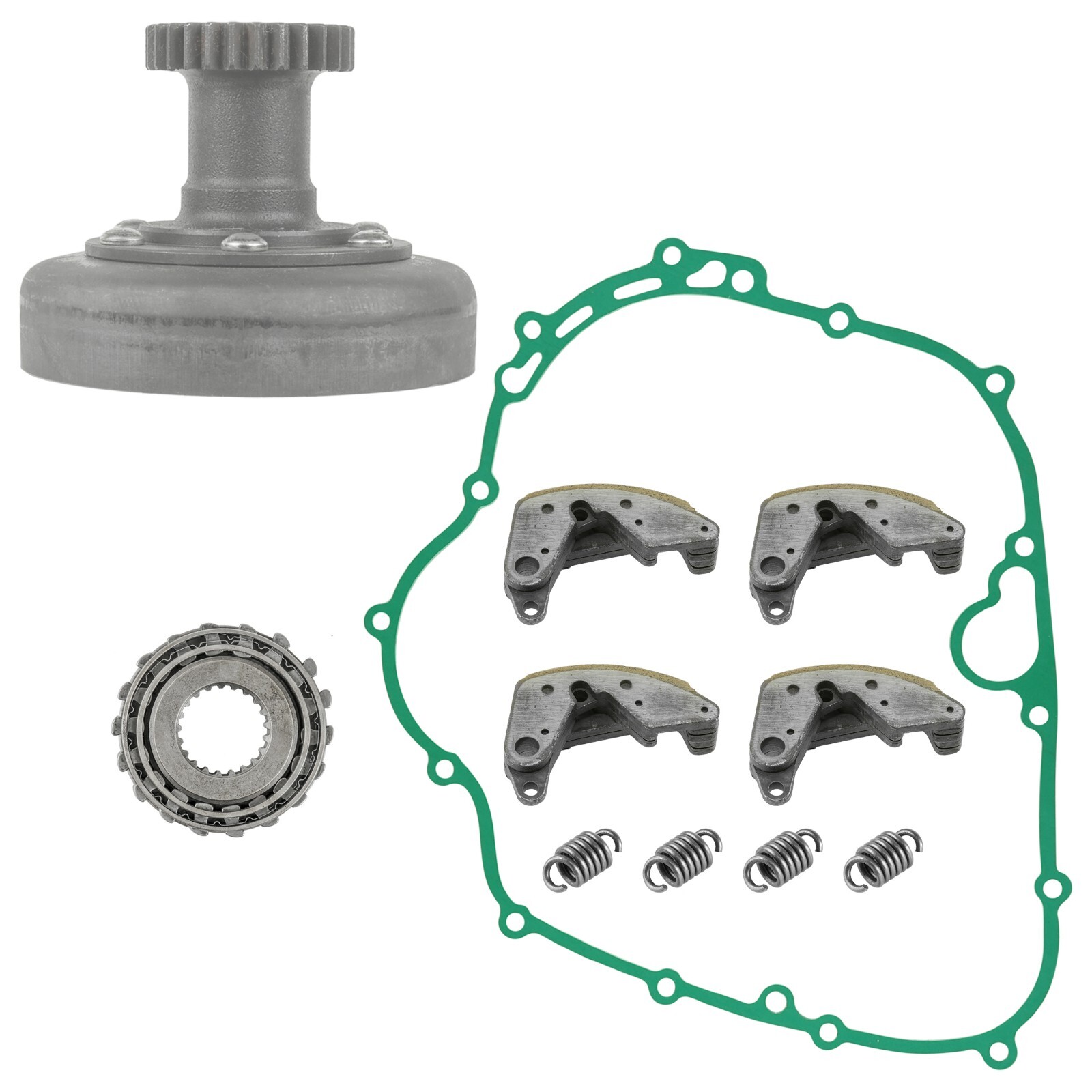 Clutch One Way Bearing w/ Drum Housing fits Kawasaki Bayou 300 KLF300B 1988-2004