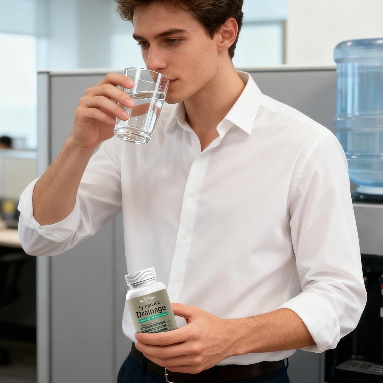 Sculptique Lymphatic Drainage Capsules- Supports Cellulite Reduction, 60 Capsule