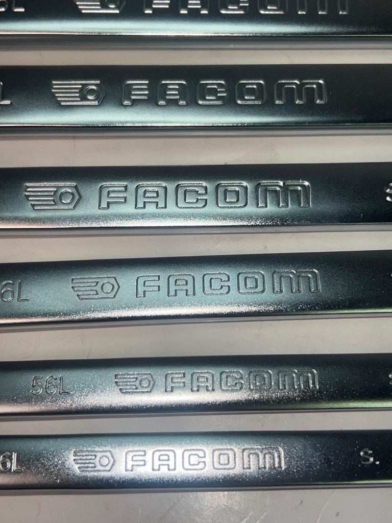 NEW Facom 56L Series 9pc 10° Offset LONG Box End SAE Wrench Set 5/16" to 1-1/4"