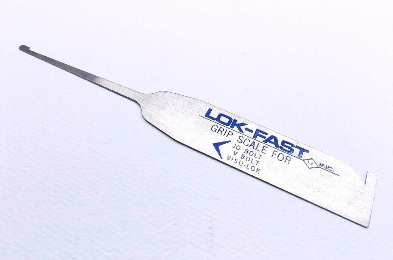 New Lok-Fast Jobolt Grip Gage Aircraft Tool