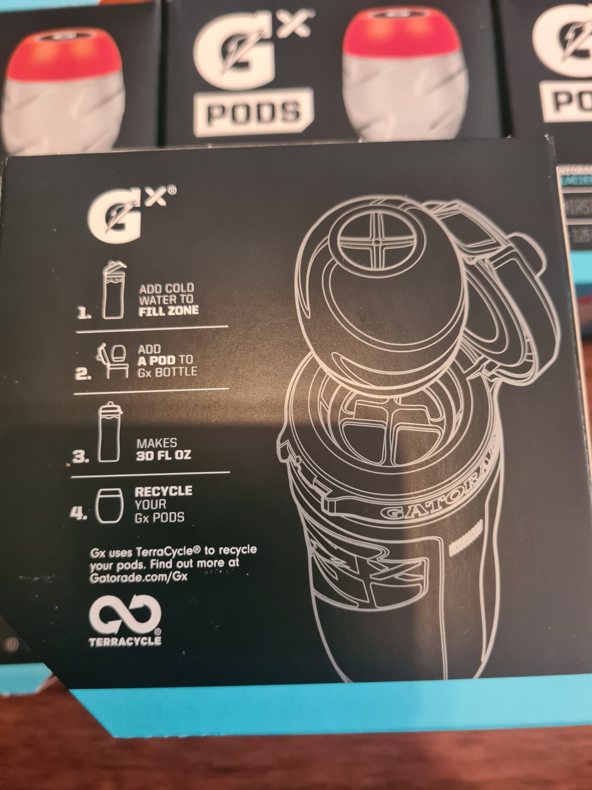 24-Pods Gatorade Glacier Freeze 3.25 oz each Pod